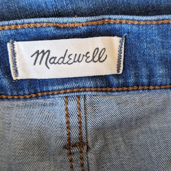 Madewell Cali Demi-Boot Jeans in Bronson Wash: Button-Front Edition Sz‎ 27 - Picture 10 of 14